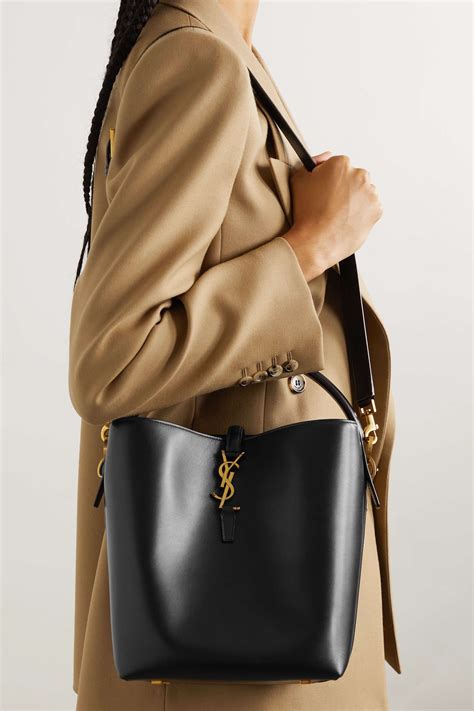 ysl brown bucket bag